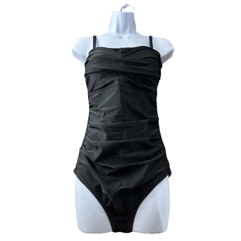 Smismivo women's Swimsuit One Piece Size M Black Swimming